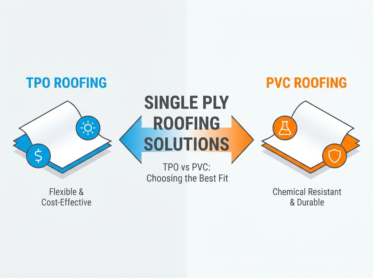 TPO vs PVC: Lựa chọn phù hợp nhất